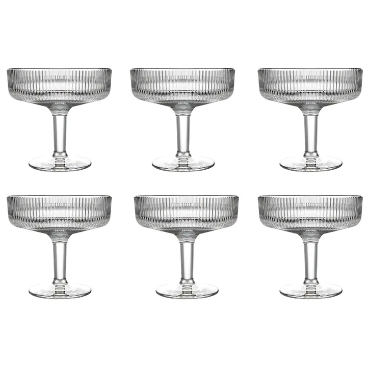 Coupe Alice miseczki deserowe 330 ml, 6‑pak - Przezroczyste - La Rochère