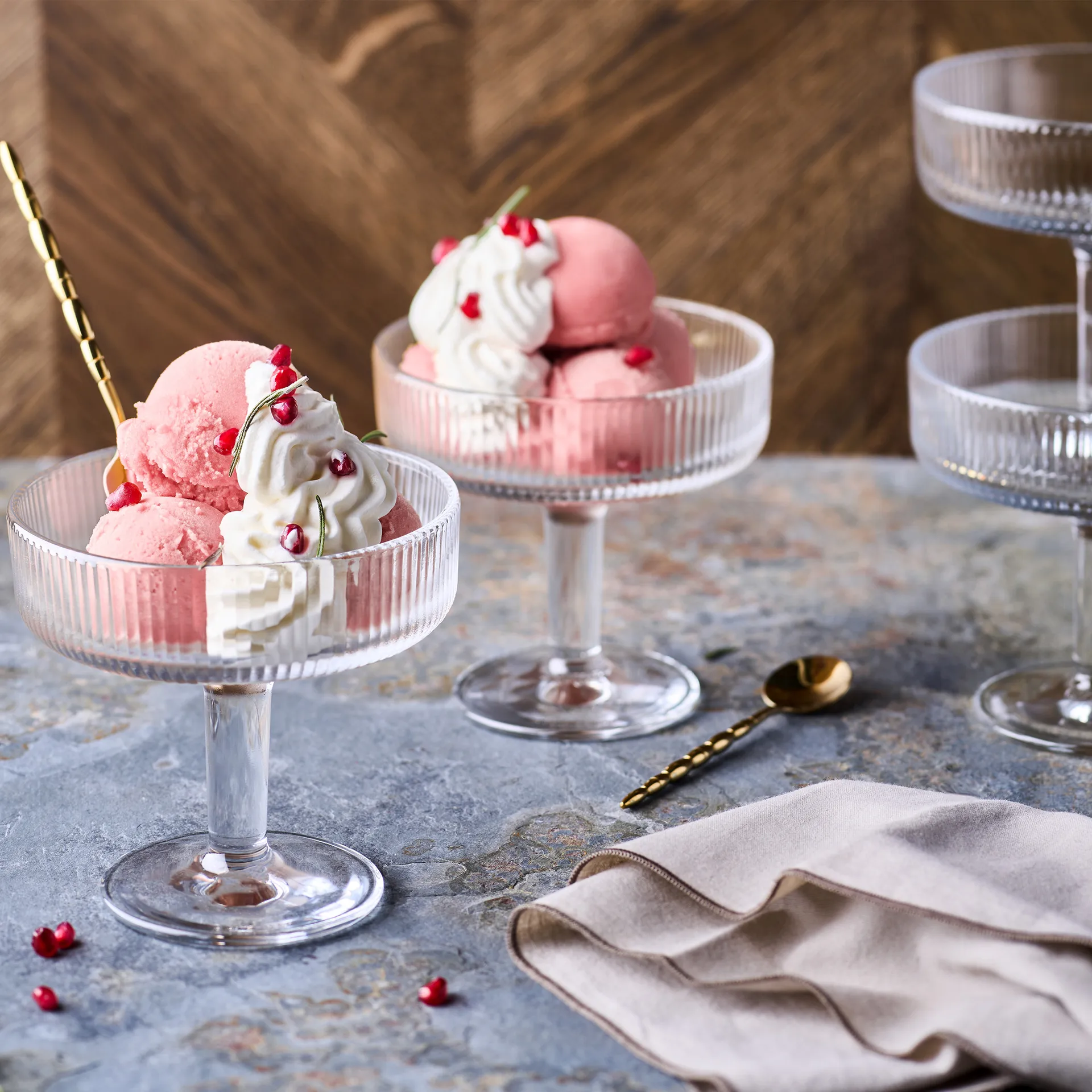 Coupe Alice miseczki deserowe 330 ml, 6‑pak, Przezroczyste La Rochère