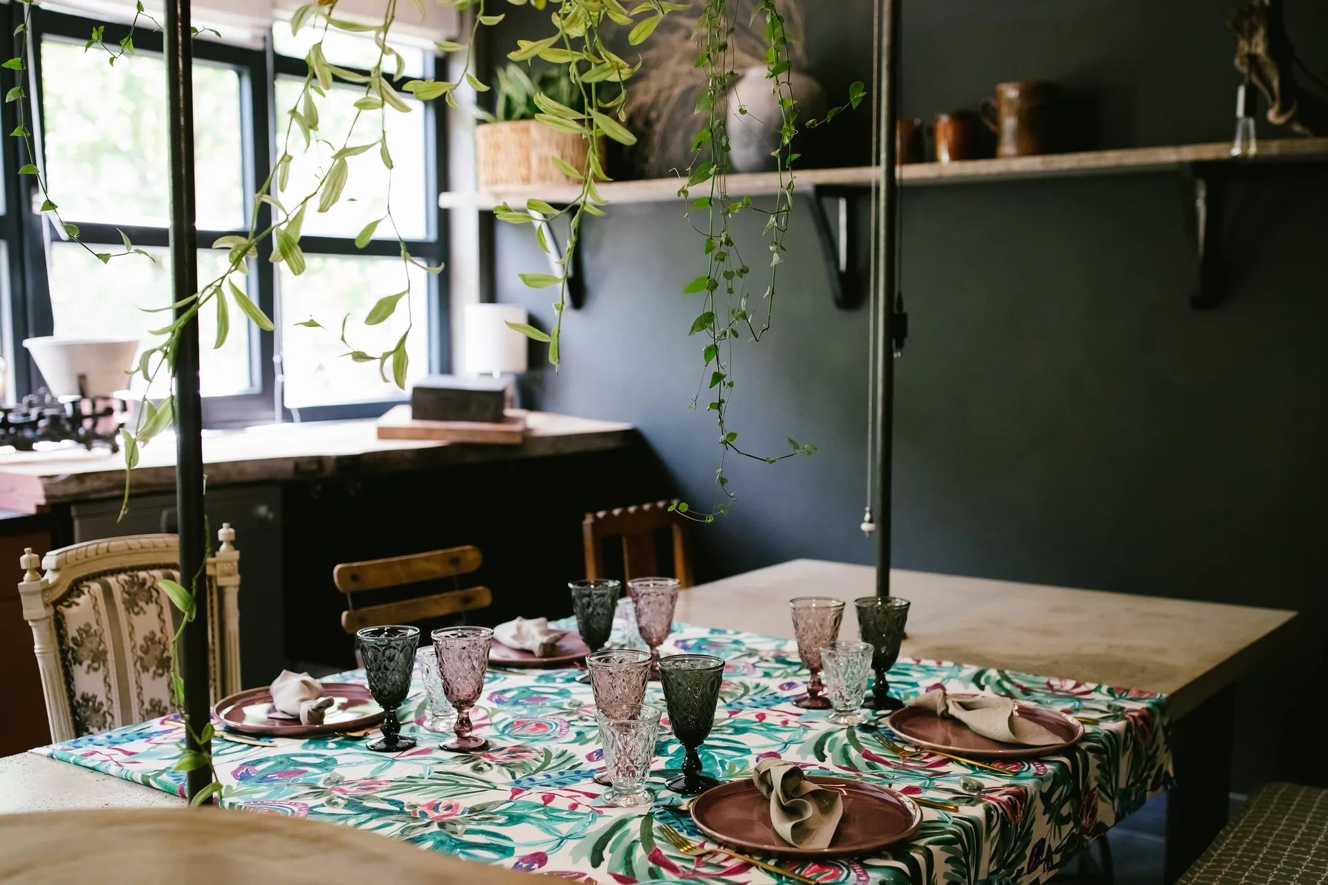 Lyonnais lampka wina 230 ml 6 szt, Antracyt La Rochère