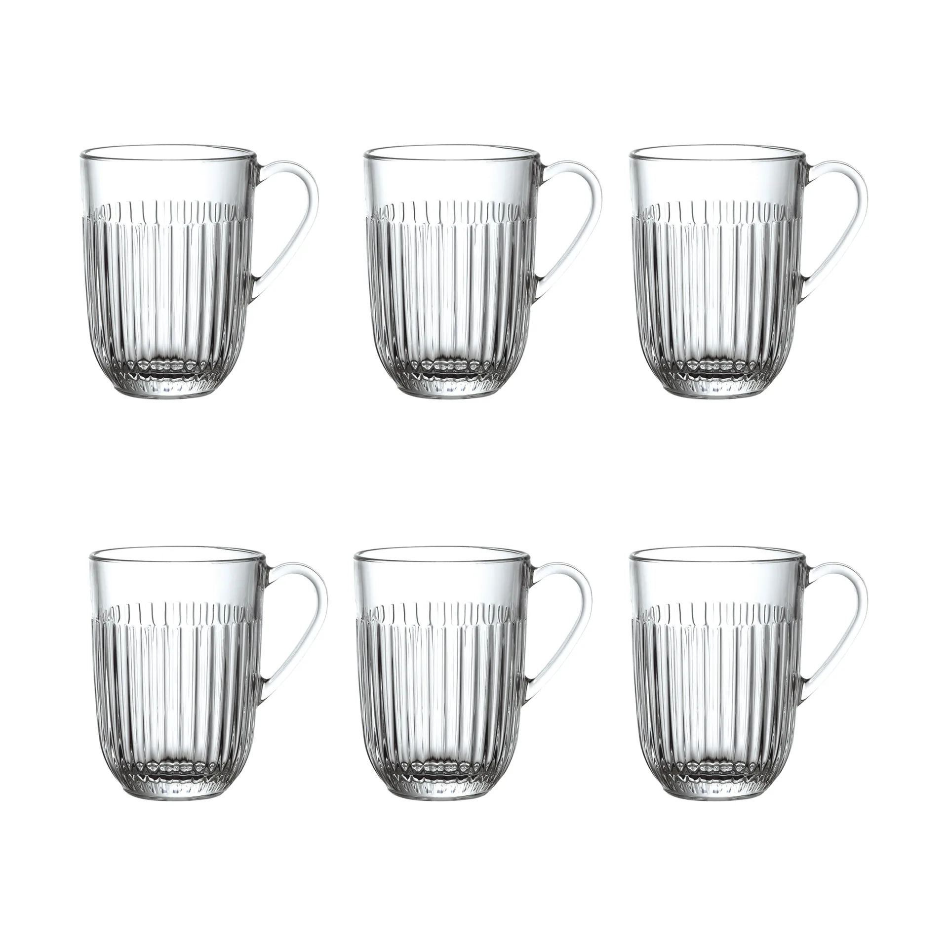 Ouessant kubek 400 ml, zestaw 6 sztuk, Jasne La Rochère