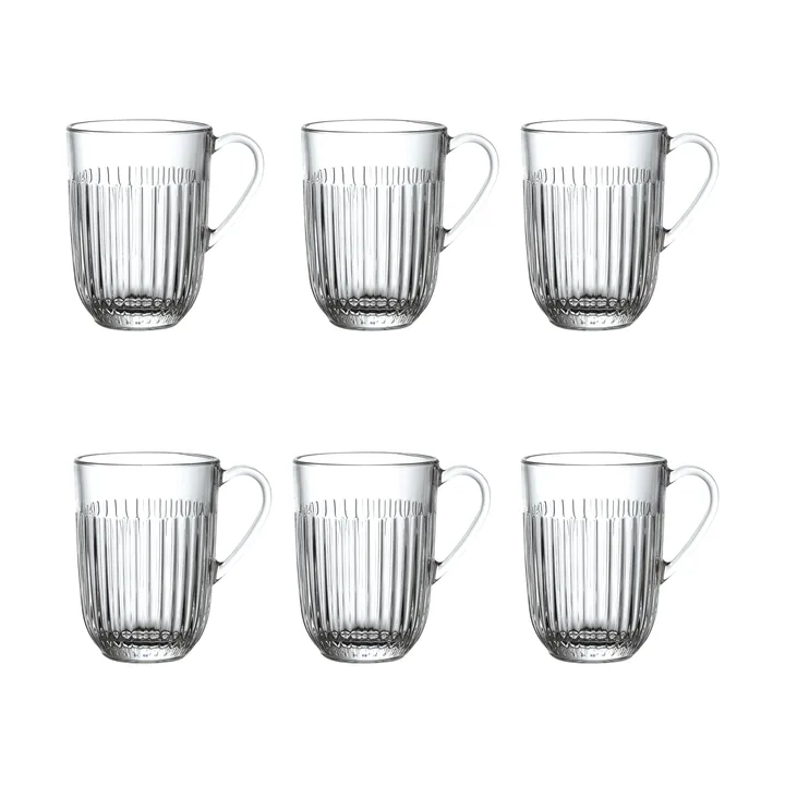 Ouessant kubek 400 ml, zestaw 6 sztuk - Jasne - La Rochère
