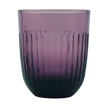 Ouessant szklanka do wody 290 ml, 6‑pak - Bakłażan - La Rochère