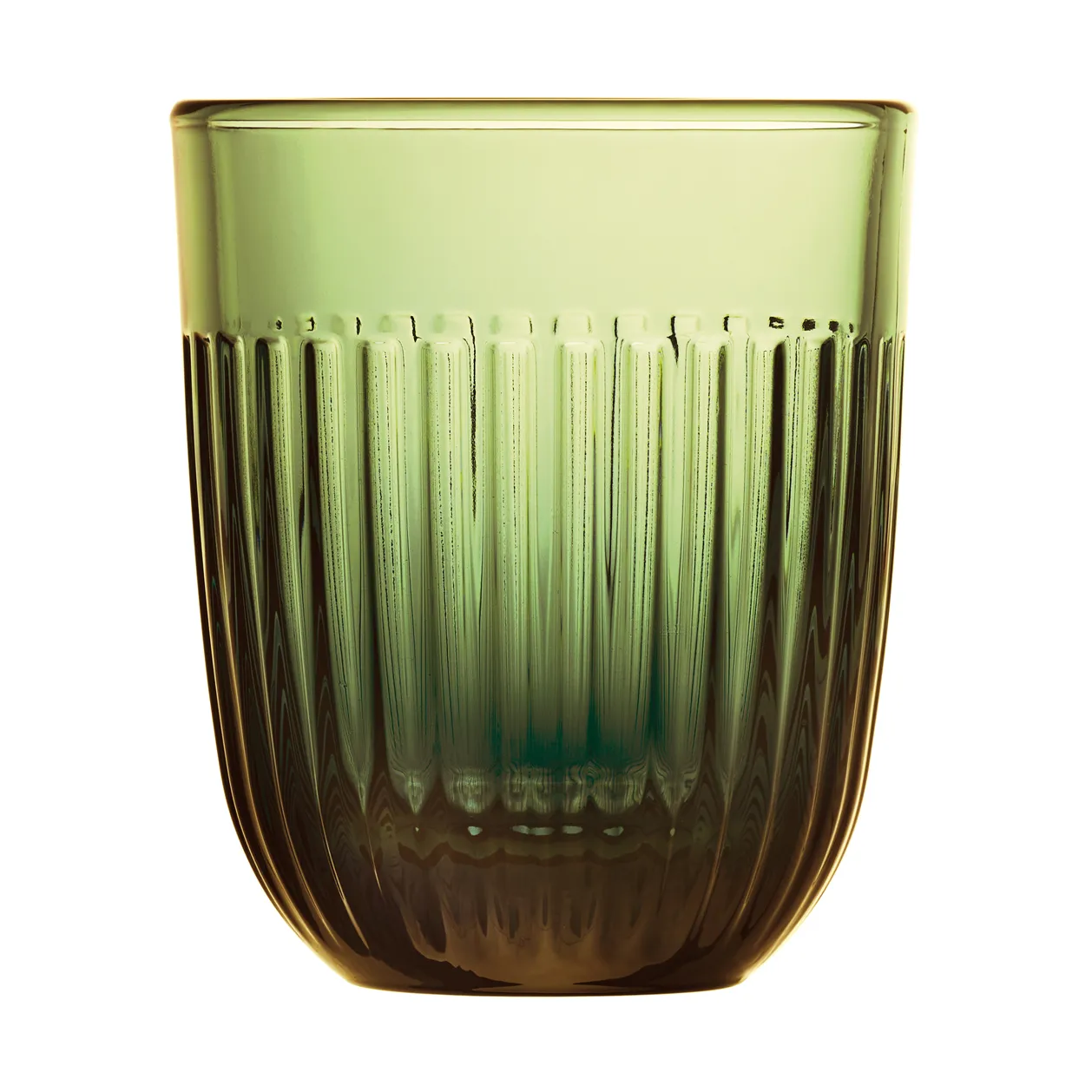 Ouessant szklanka do wody 290 ml, 6‑pak, Oliwkowe La Rochère