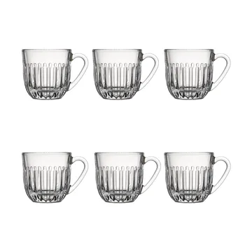 Ouessant szklanki do espresso 90 ml, 6-pack - Jasne - La Rochère