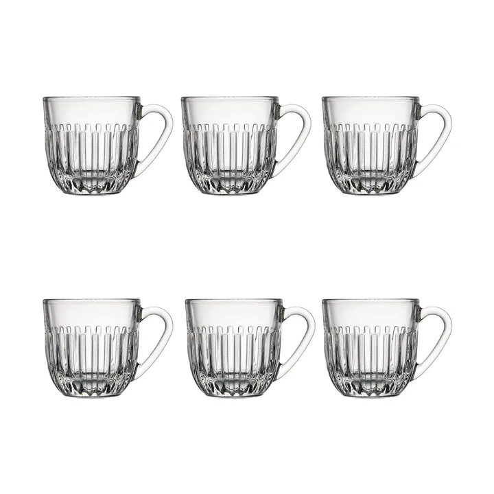 Ouessant szklanki do espresso 90 ml, 6-pack - Jasne - La Rochère