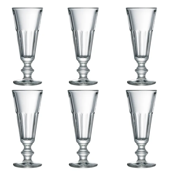 Perigord kieliszek do szampana 160 ml, zestaw 6 sztuk - Transparent - La Rochère