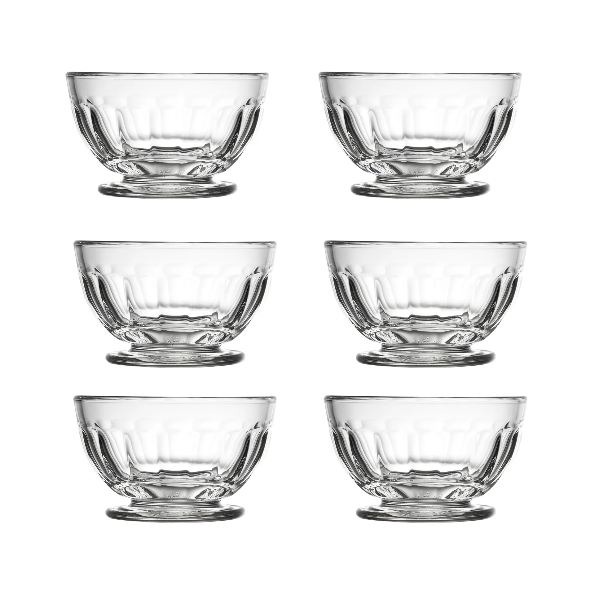 Perigord miseczka deserowa mała 150 ml, 6‑pak, Przezroczyste La Rochère