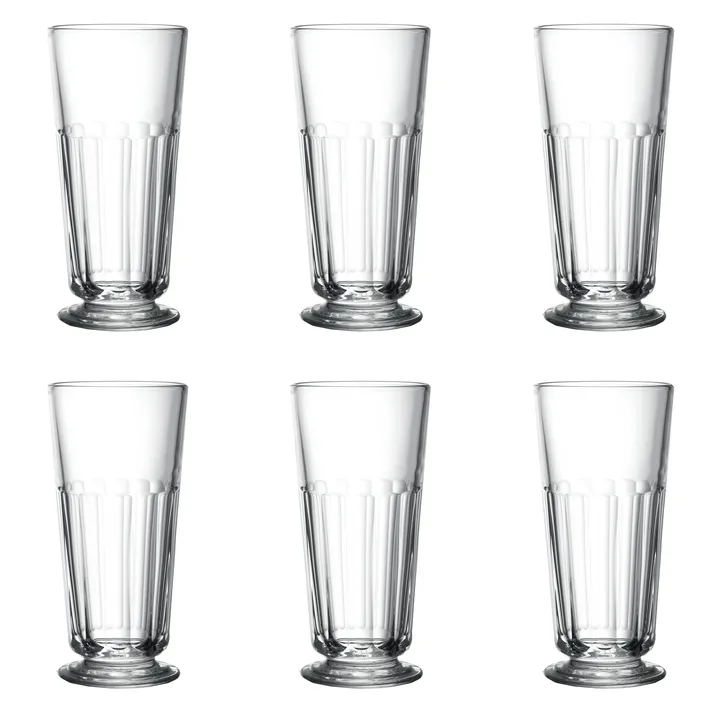 Perigord szklanki do drinków 370 ml, zestaw 6 sztuk - Przezroczyste - La Rochère