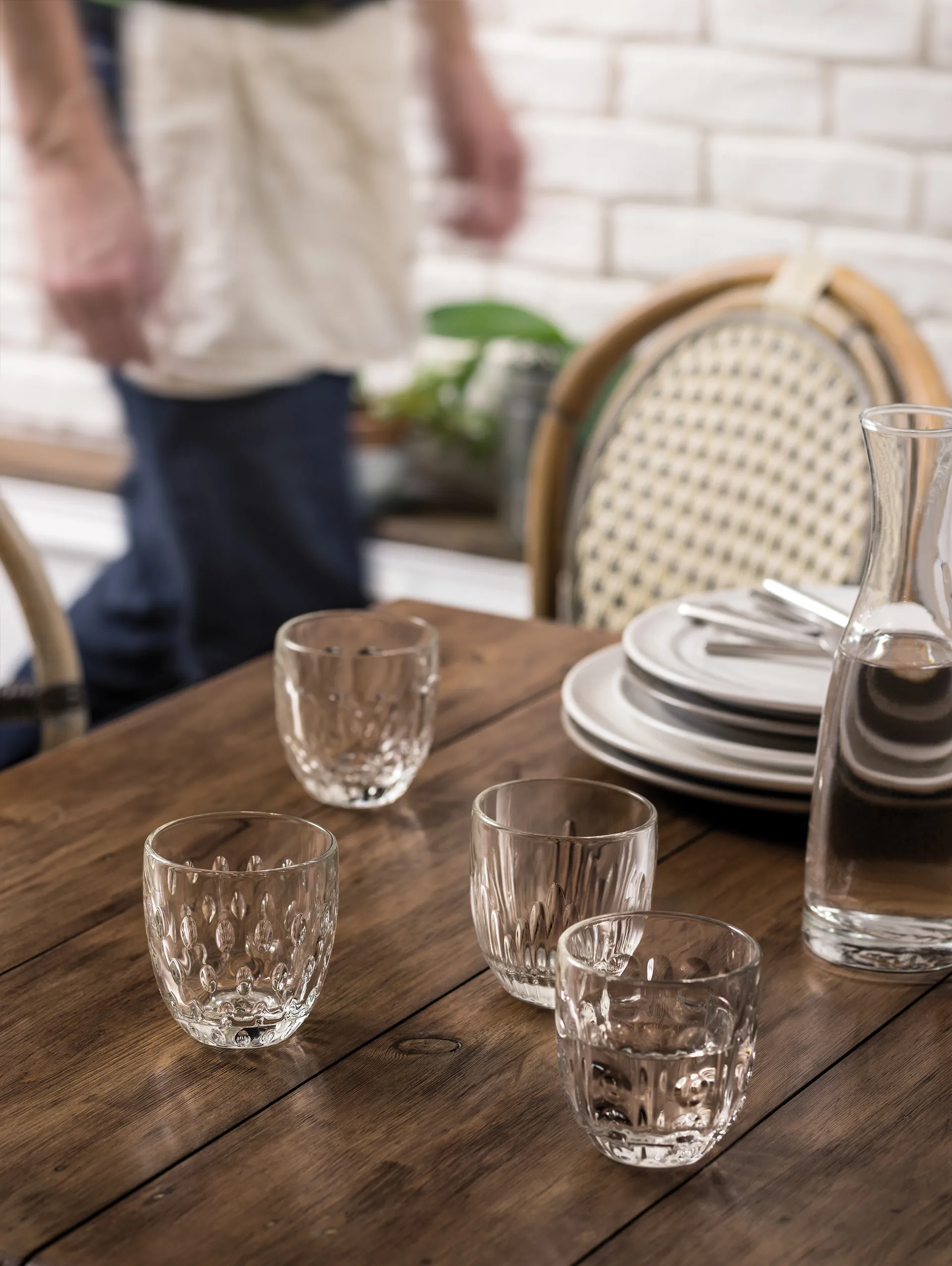 Szklanka do espresso Troquet 100 ml 4 szt, Przezroczysta La Rochère