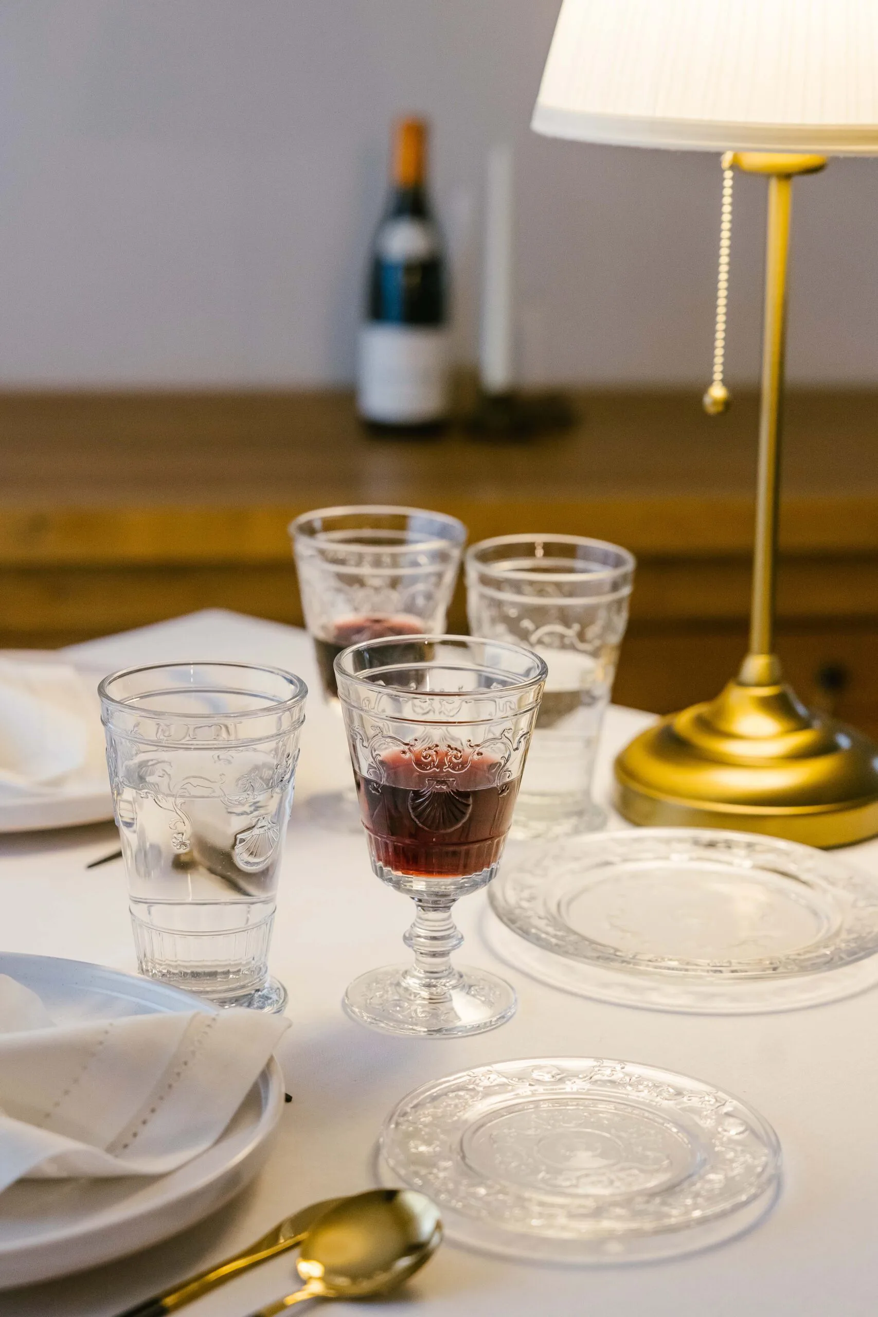 Talerz deserowy Versailles, zestaw 6 szt., Szkło La Rochère