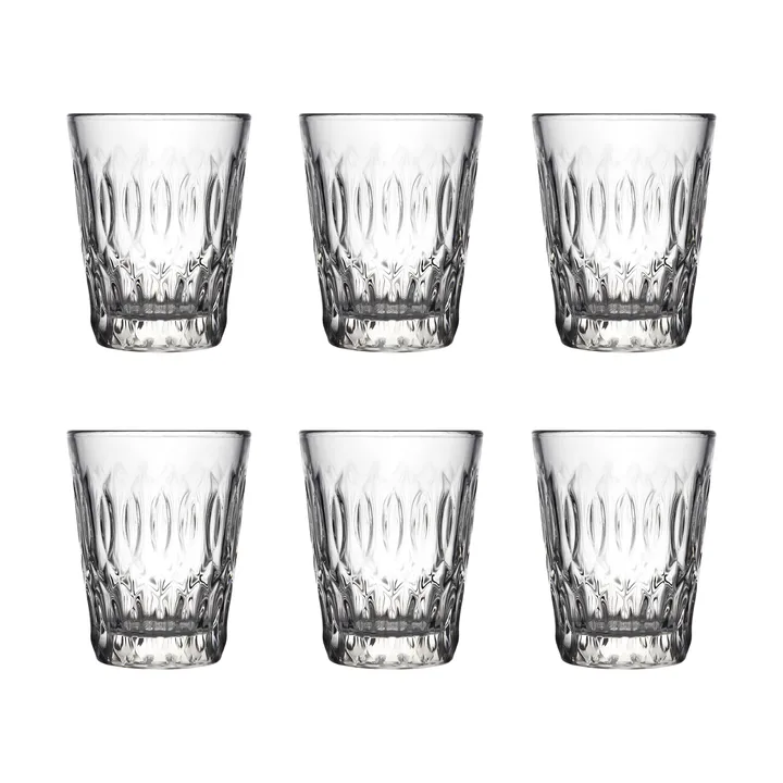 Verone szklanki 250 ml, 6‑pak - Jasne - La Rochère