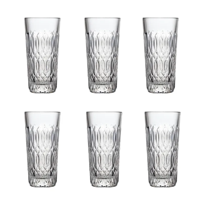 Verone szklanki do drinków 340 ml, 6 sztuk - Jasne - La Rochère