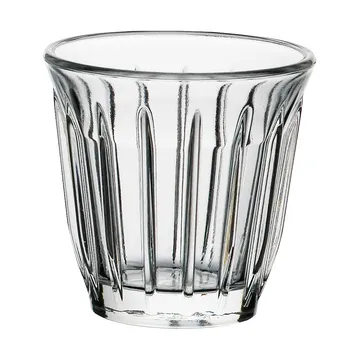 Zinc szklanki do espresso 100 ml, 6‑pak - Jasne - La Rochère