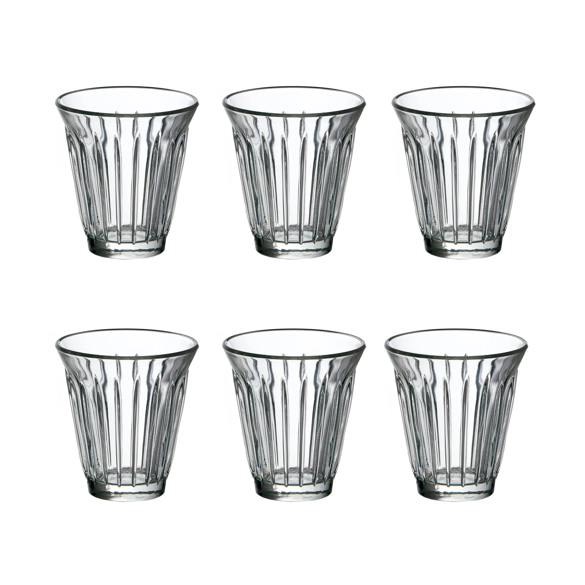 Zinc szklanki do napojów 190 ml, zestaw 6 sztuk, Jasne La Rochère