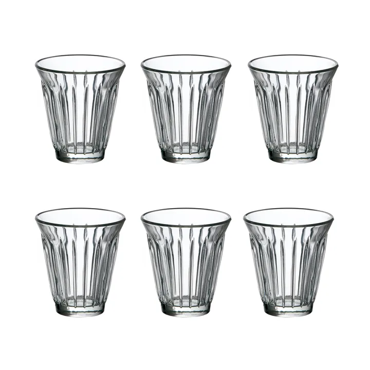 Zinc szklanki do napojów 190 ml, zestaw 6 sztuk - Jasne - La Rochère