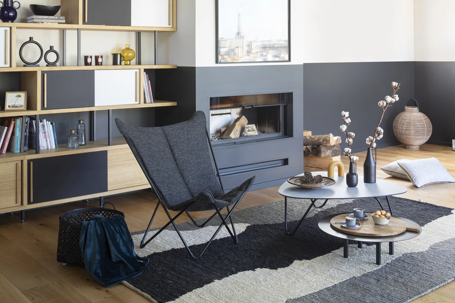 Leżak Sphinx, Sunbrella Ebene Lafuma