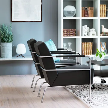 Fotel Cinema - Remix 183 ciemnoszary-chrom - Lammhults