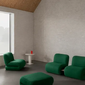 Podnóżek Bau - Divina Melange-ciemnozielony - Lammhults