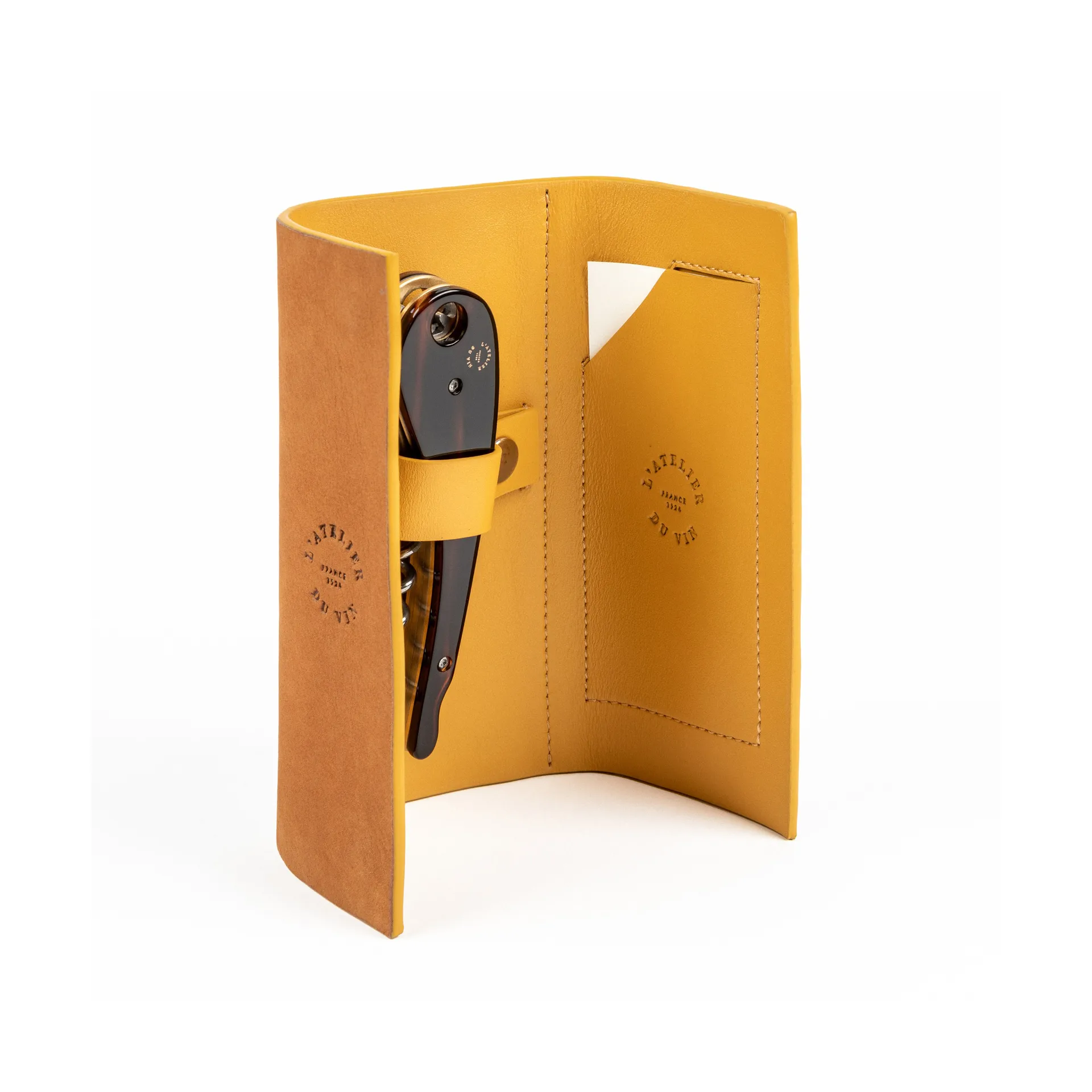 Korkociąg Soft Machine Nomad w skórzanym etui, 2 części L'Atelier du Vin