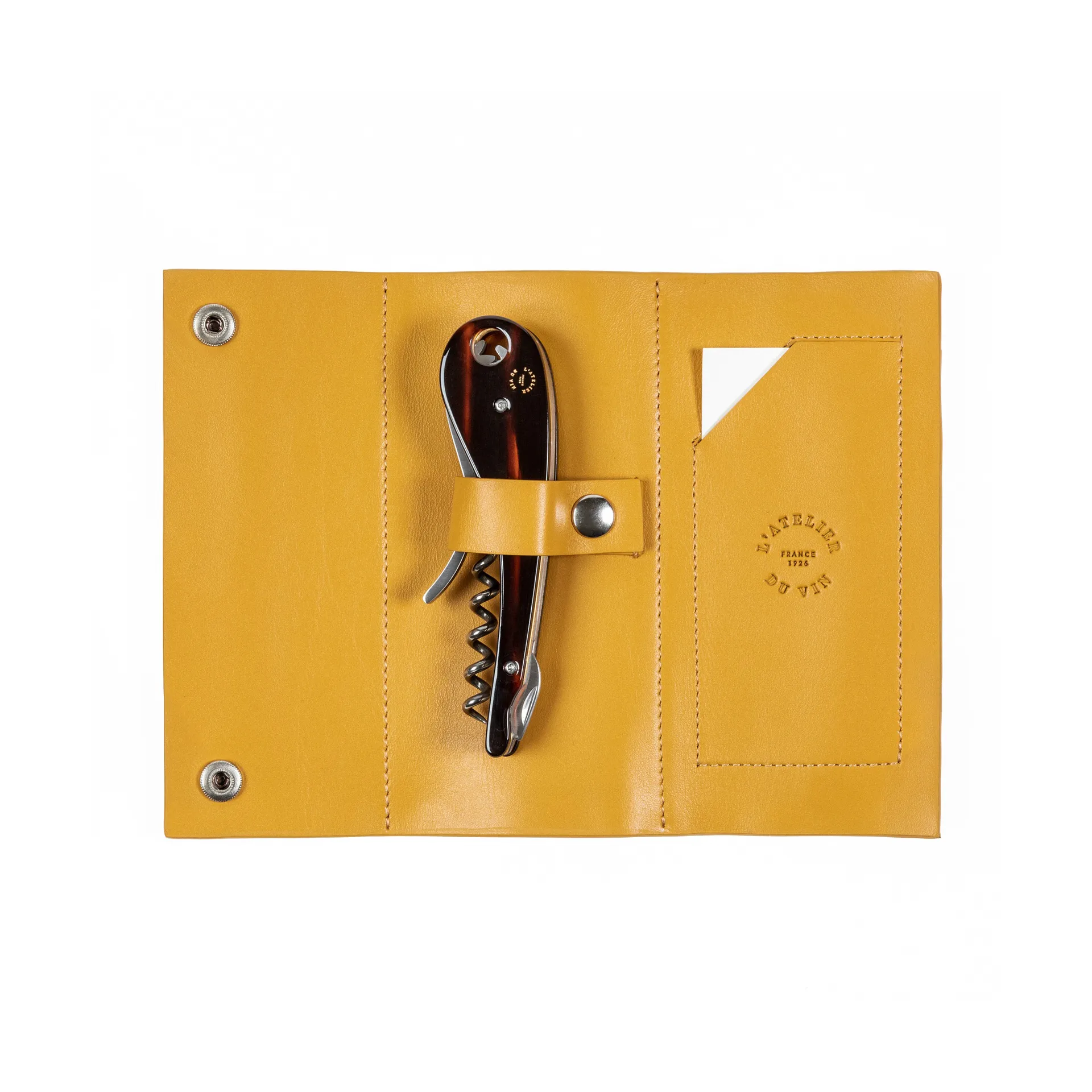 Korkociąg Soft Machine Nomad w skórzanym etui, 2 części L'Atelier du Vin