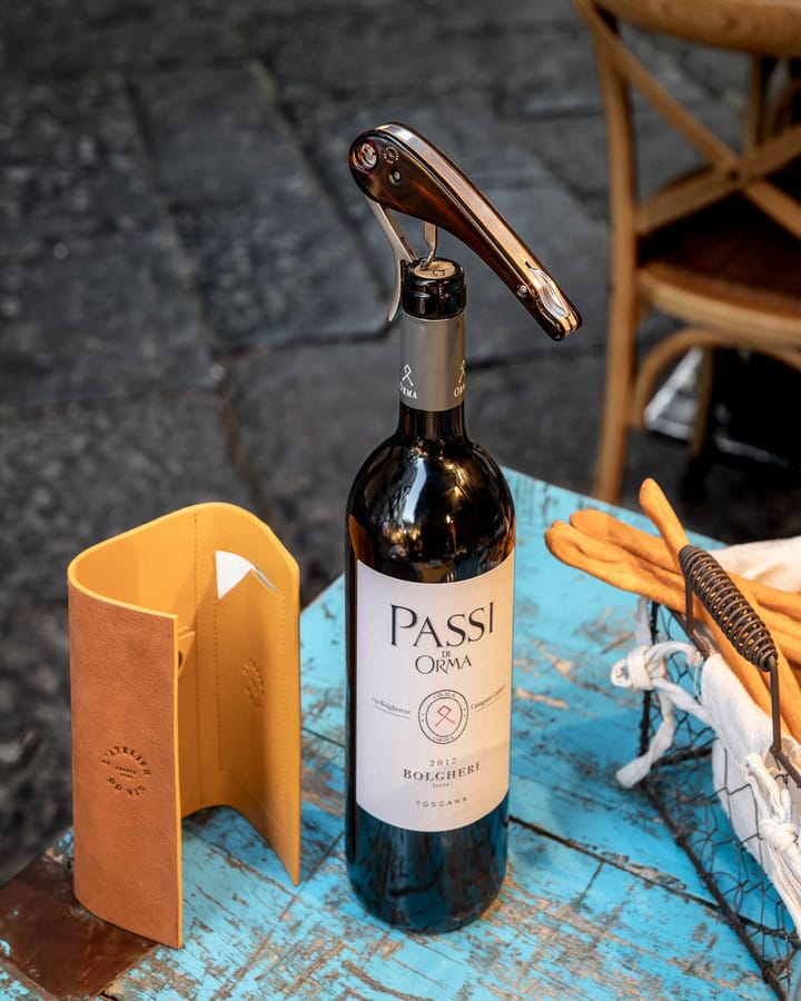 Korkociąg Soft Machine Nomad w skórzanym etui, 2 części L'Atelier du Vin
