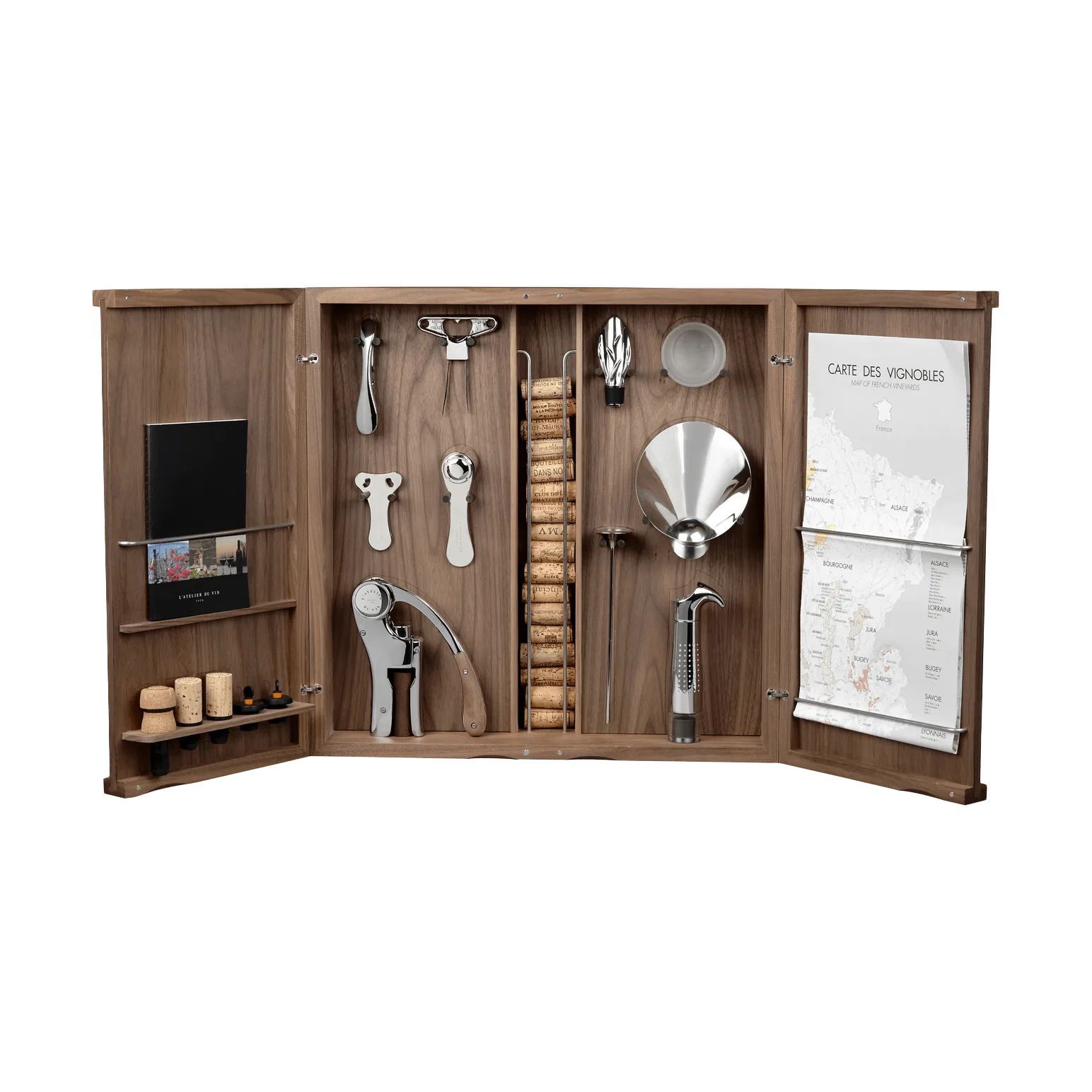 Szafka na wino Cabinet d'Oeno-Curiosités, 13 elementów L'Atelier du Vin