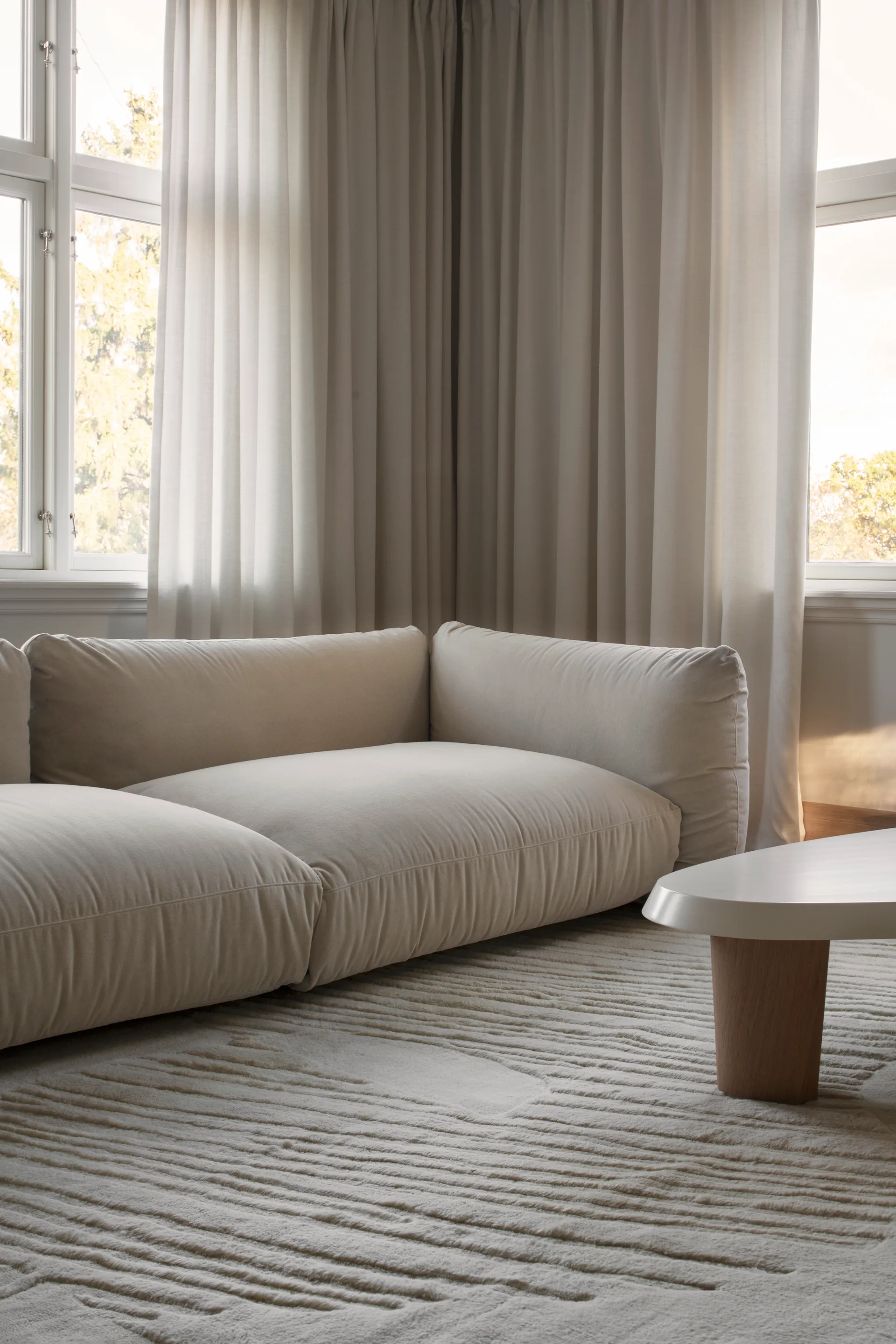 Artisan Guild dywan wełniany, Bone white 180x270 cm Layered