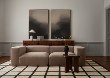 Avenue Checked Bone dywan wełniany - Bone White, 200x300 cm - Layered