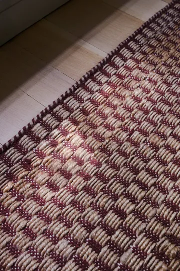 Barley mata jutowa - Burgundy, 75x240 cm - Layered