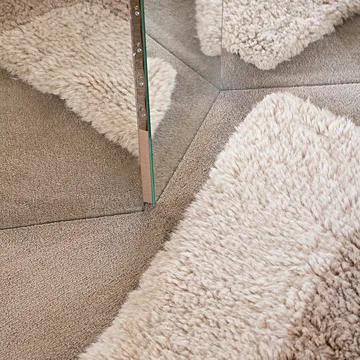 Dywan Bird in Space 180x270 cm - Biało-brązowo-beżowy - Layered