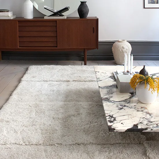 Dywan Levels 250x350 cm, Bone White Layered