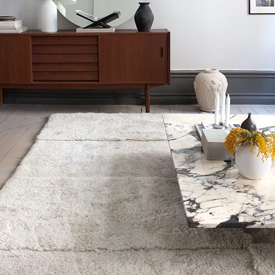 Dywan Levels 250x350 cm, Bone White Layered