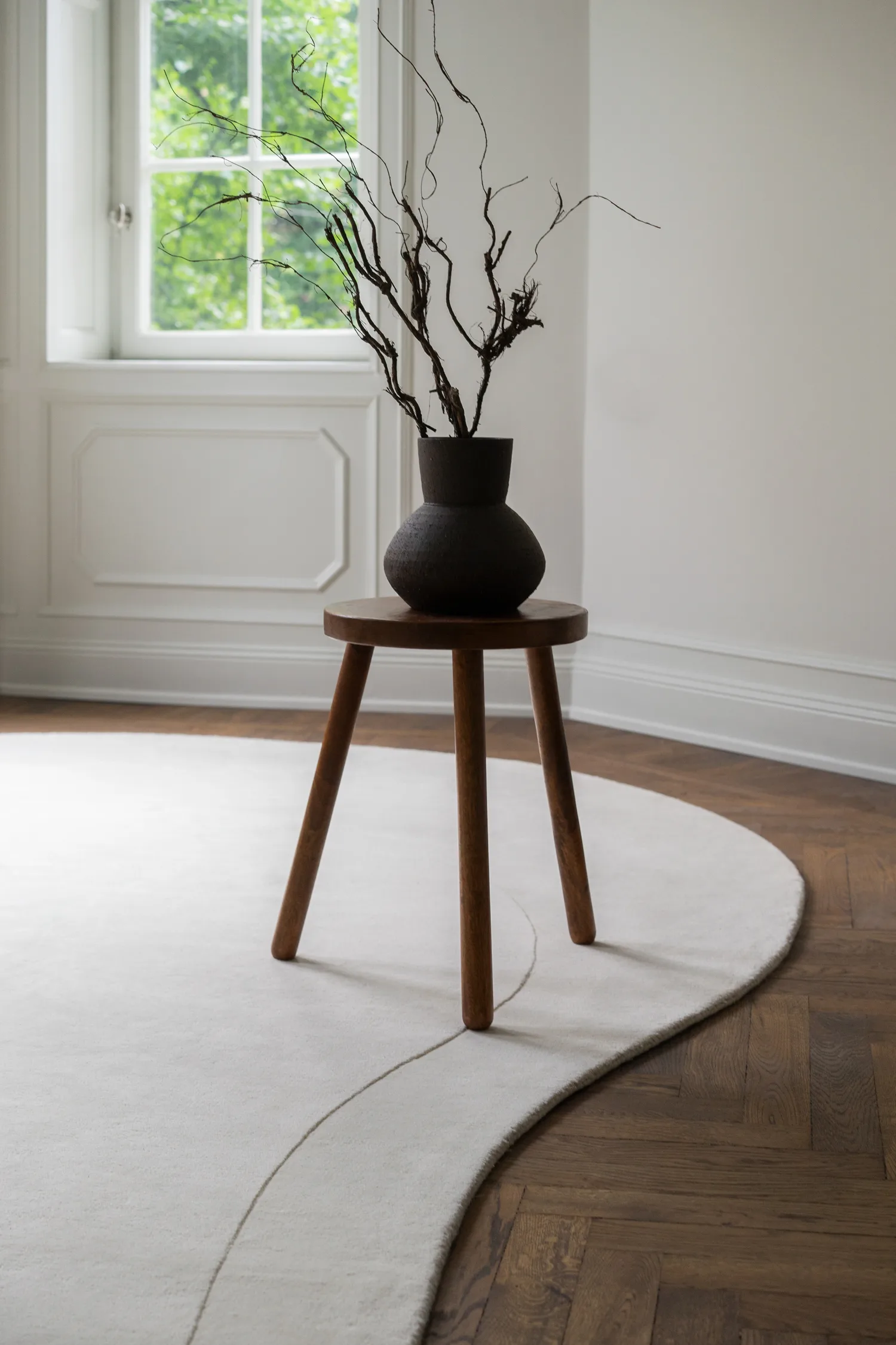 Dywan Residue 265x400 cm, Bone White Layered