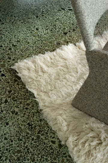Dywan Shaggy 200x300 cm - Bone White - Layered