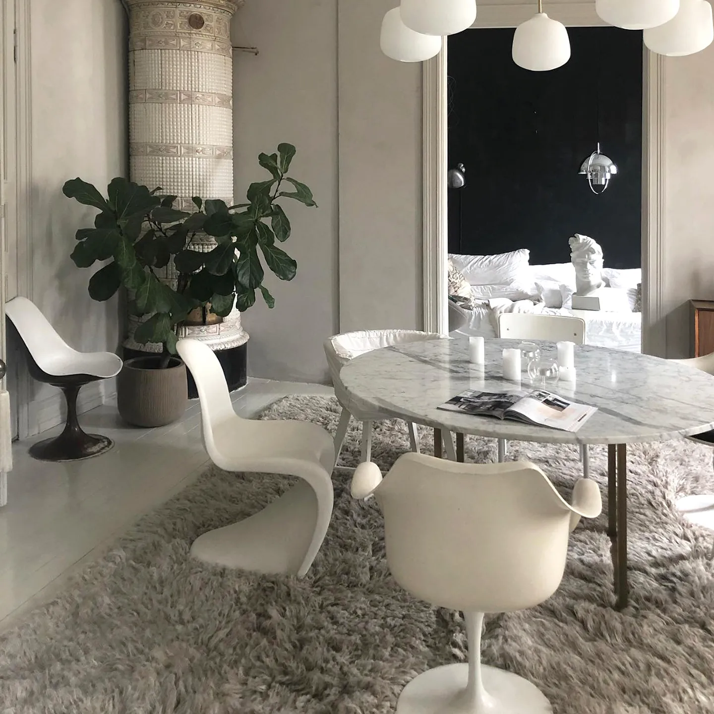 Dywan shaggy 250x350 cm, Mocha melange Layered