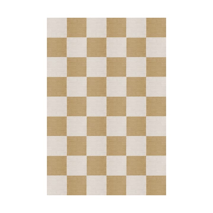 Dywan wełniany Chess - Harvest Yellow, 180x270 cm - Layered