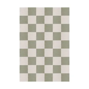 Dywan wełniany Chess - Sage, 250x350 cm - Layered