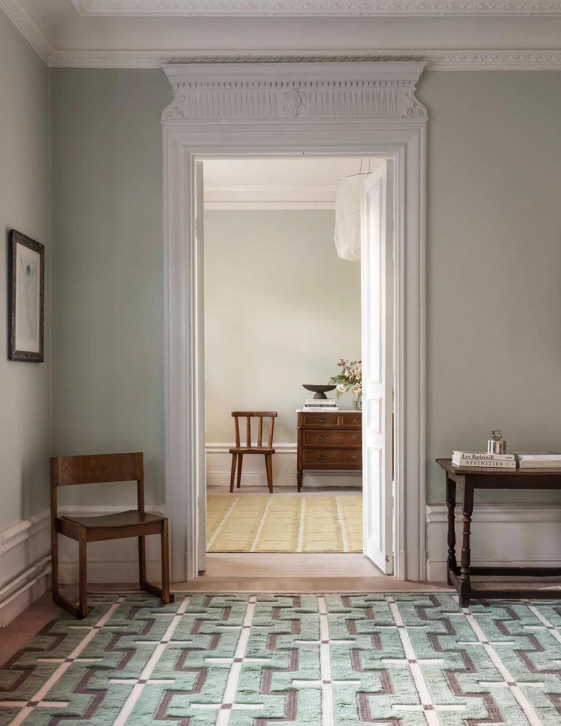 Dywan wełniany Johanna, Sage, 180x270 cm Layered