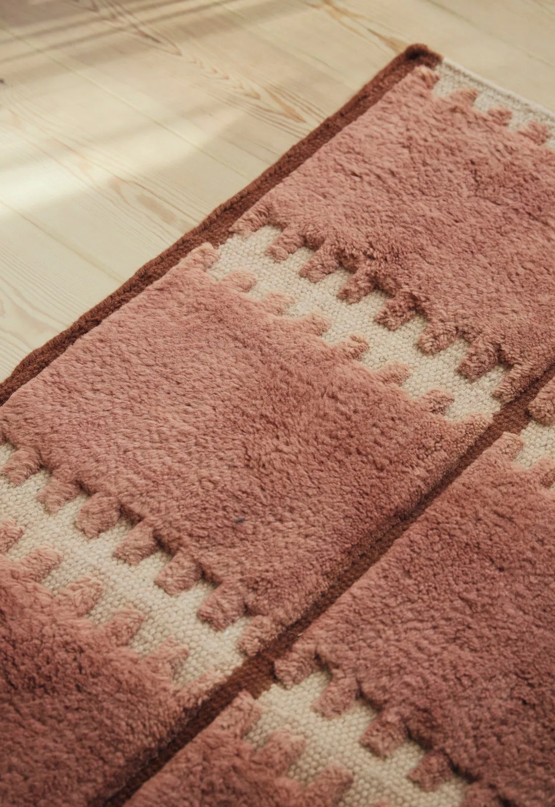 Dywan wełniany Lilly , Rust, 200x300 cm Layered