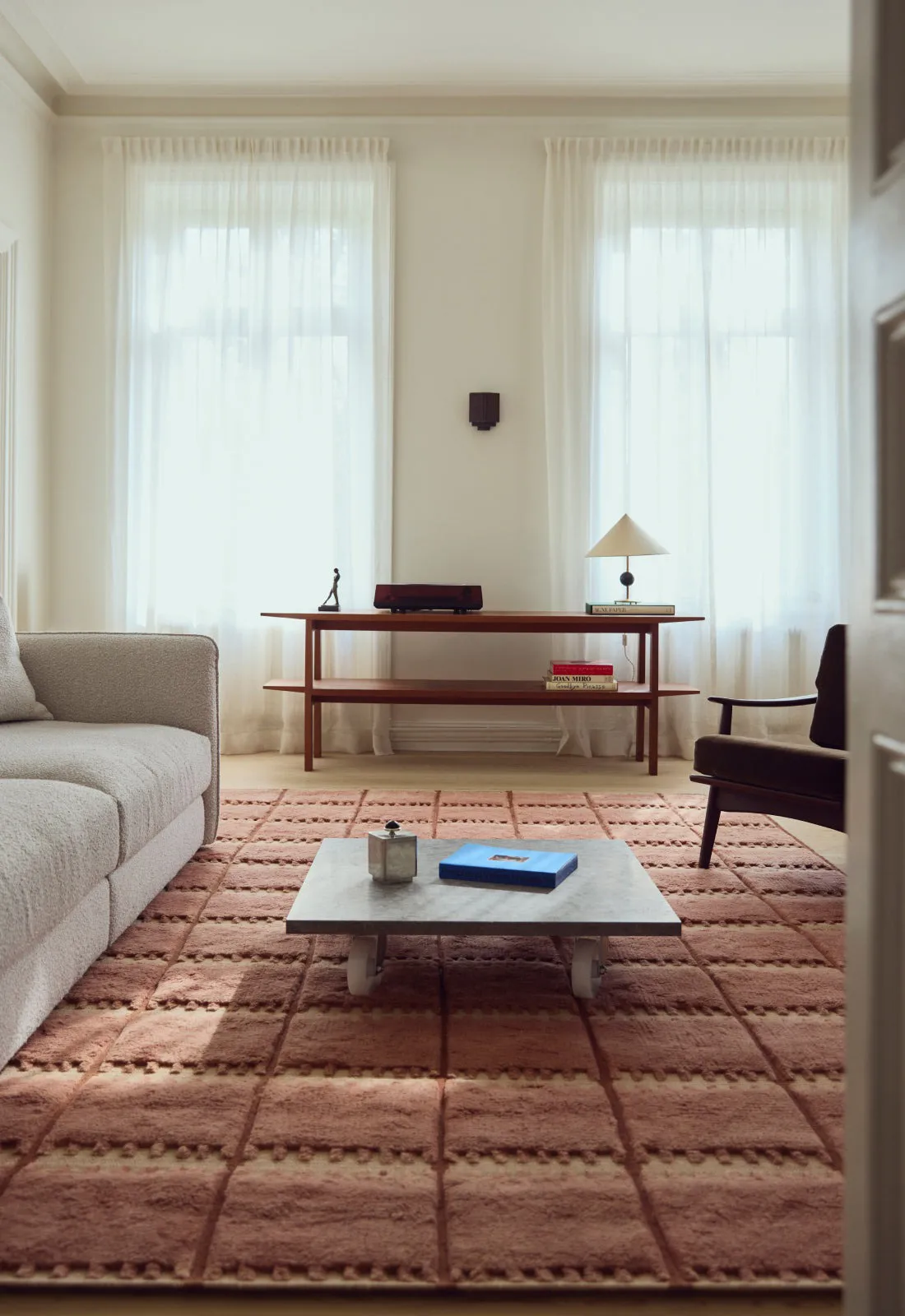 Dywan wełniany Lilly , Rust, 200x300 cm Layered