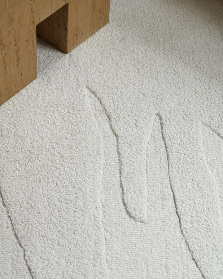 Dywan wełniany Nami, Bone White 300x400 cm Layered