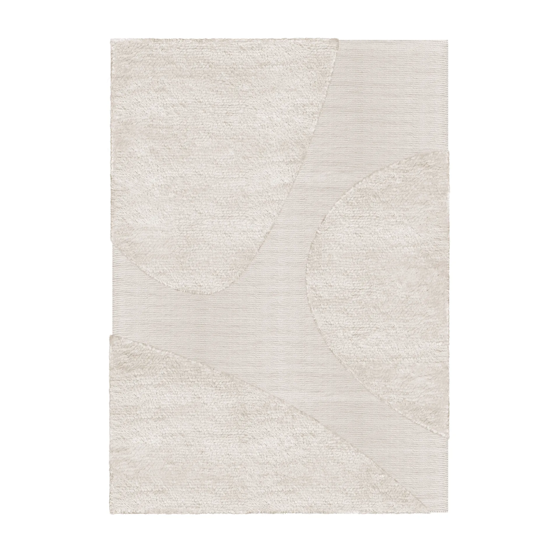 Dywan wełniany Punja plasma 180x270 cm, Off White Layered