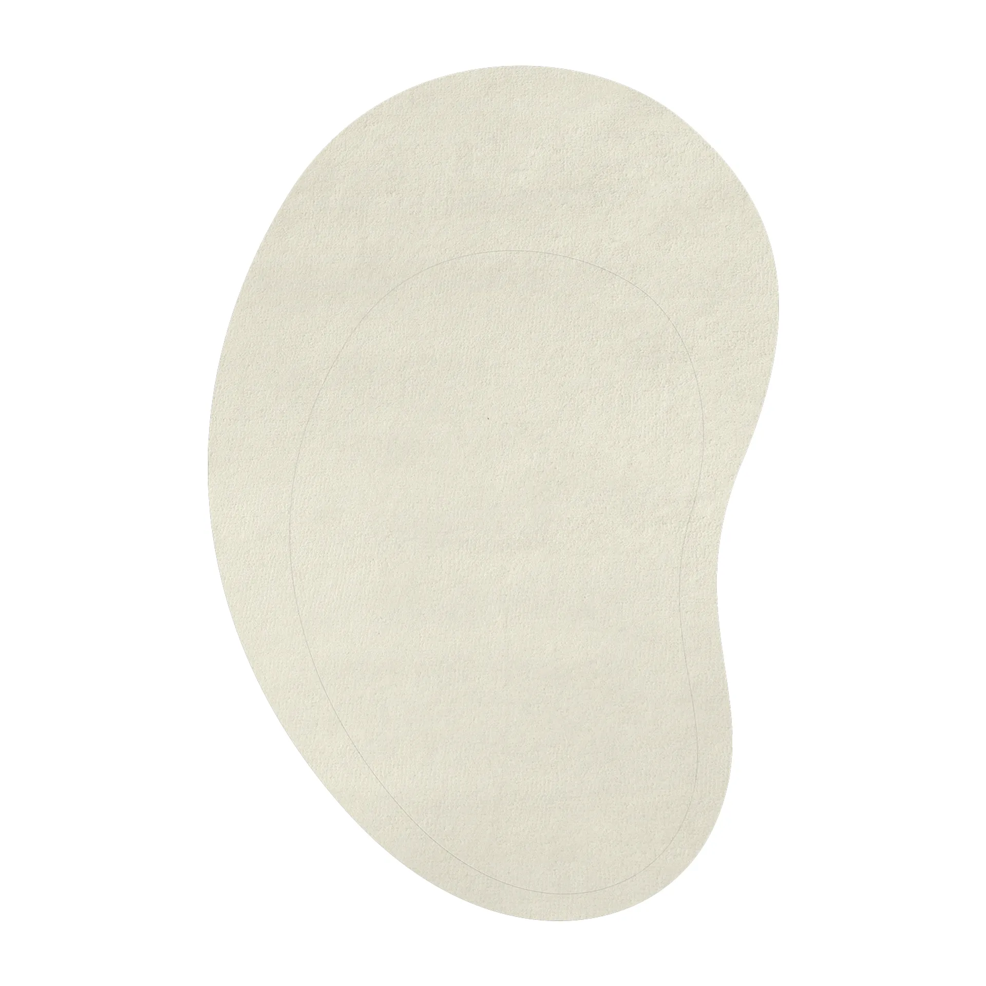 Dywan wełniany Residue 180x270 cm, Bone White Layered