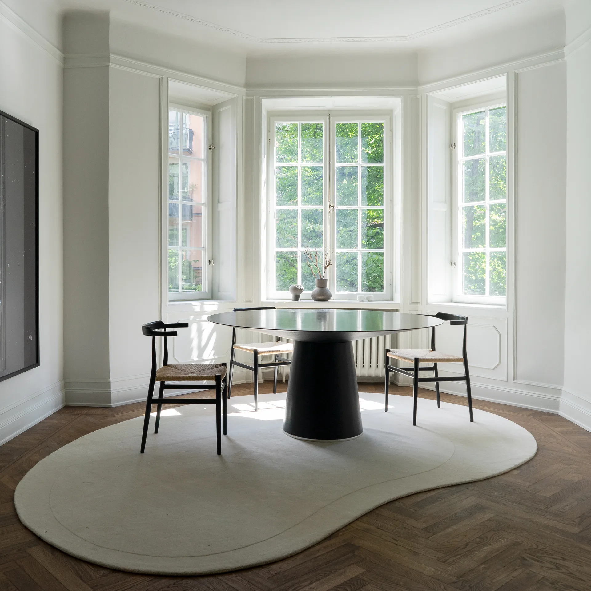 Dywan wełniany Residue 180x270 cm, Bone White Layered
