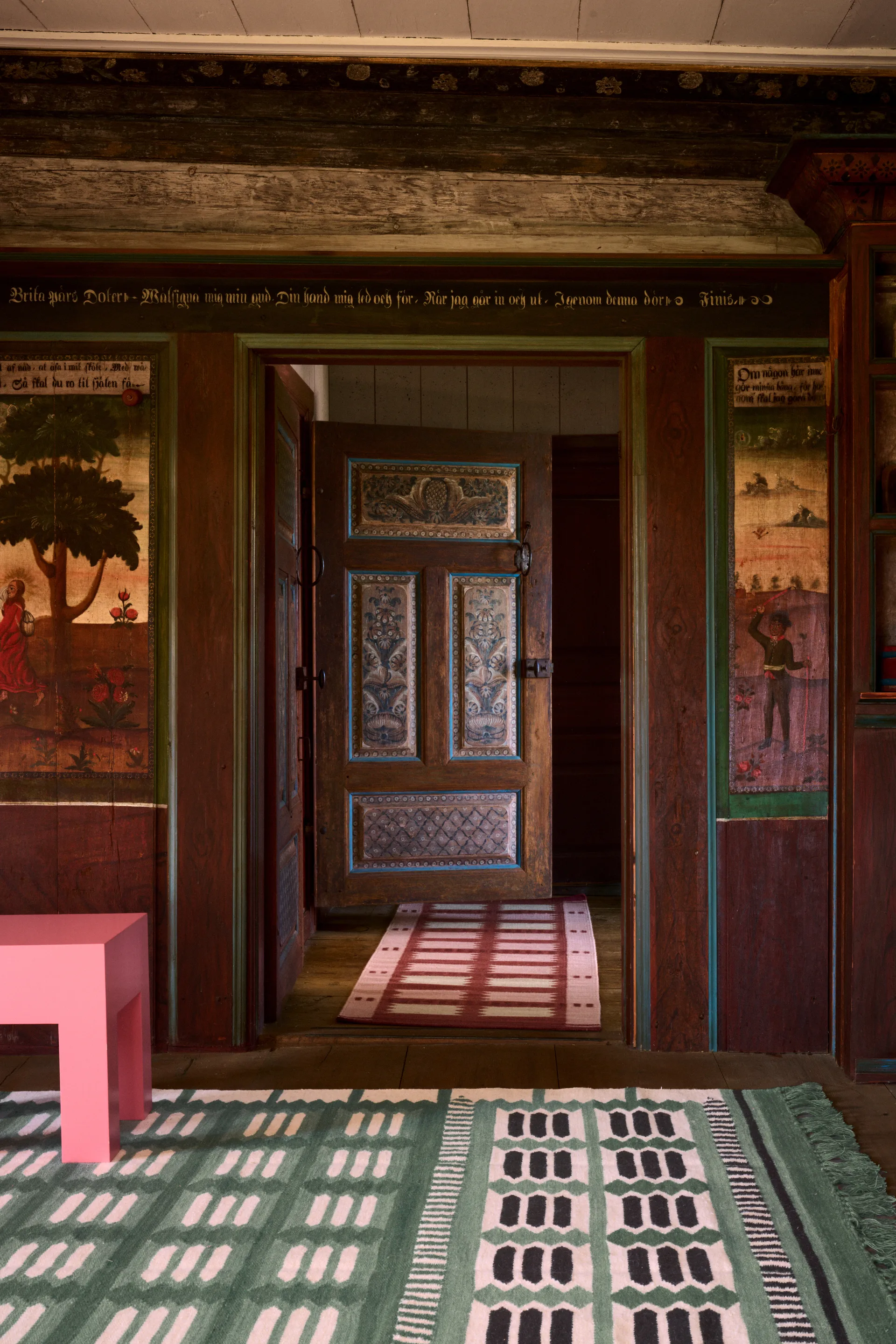 Dywan wełniany Röllakan Hilma, Fern, 250x350 cm Layered