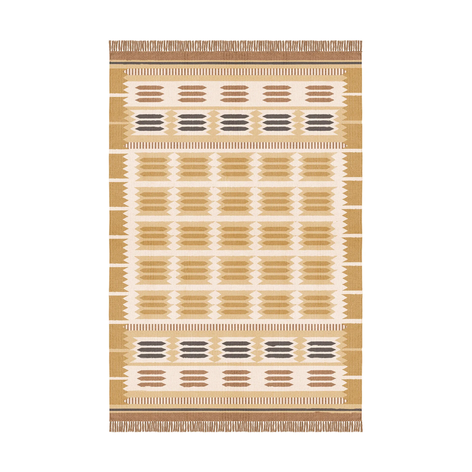 Dywan wełniany Röllakan Hilma, Marigold, 180x270 cm Layered