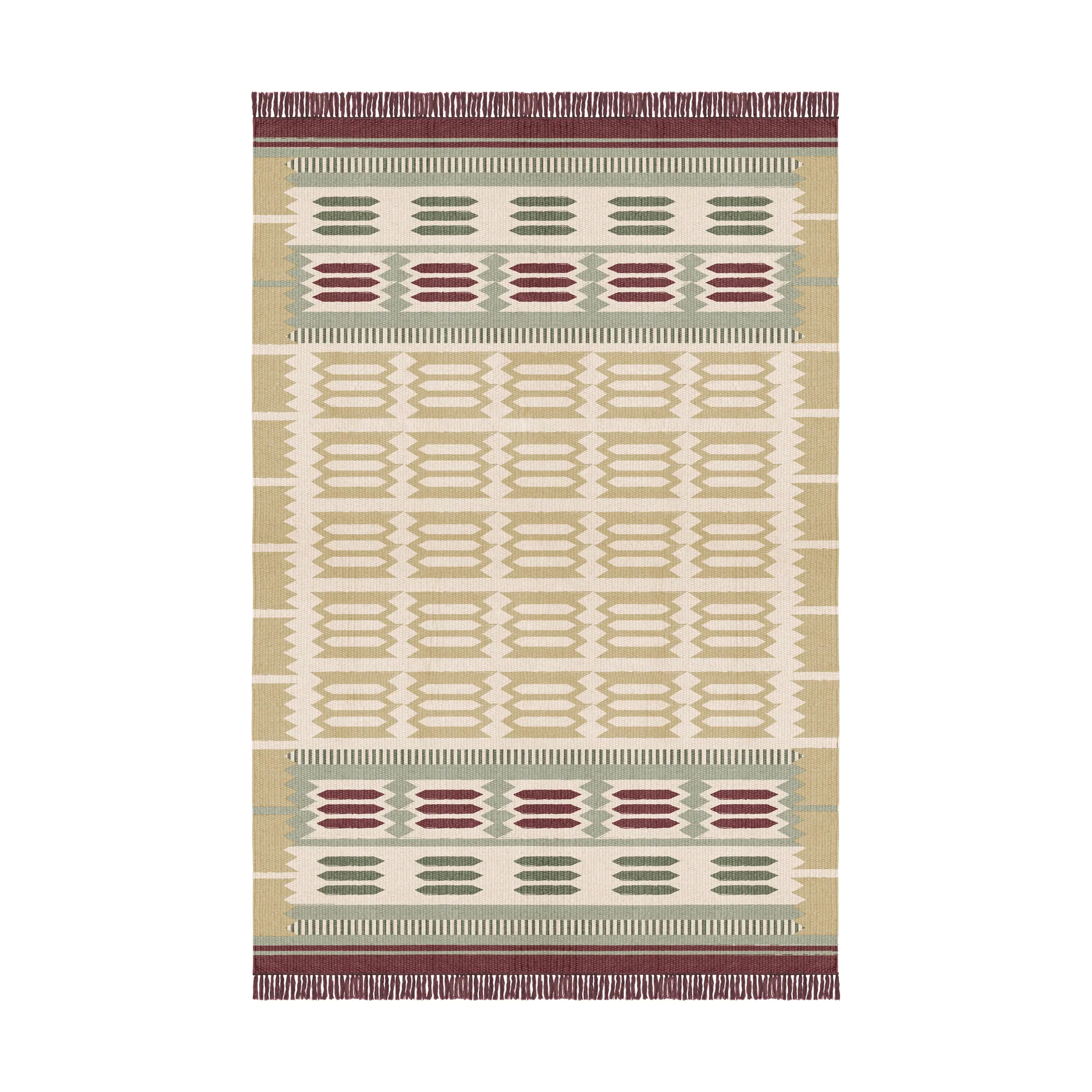 Dywan wełniany Röllakan Hilma, Primrose, 250x250 cm Layered