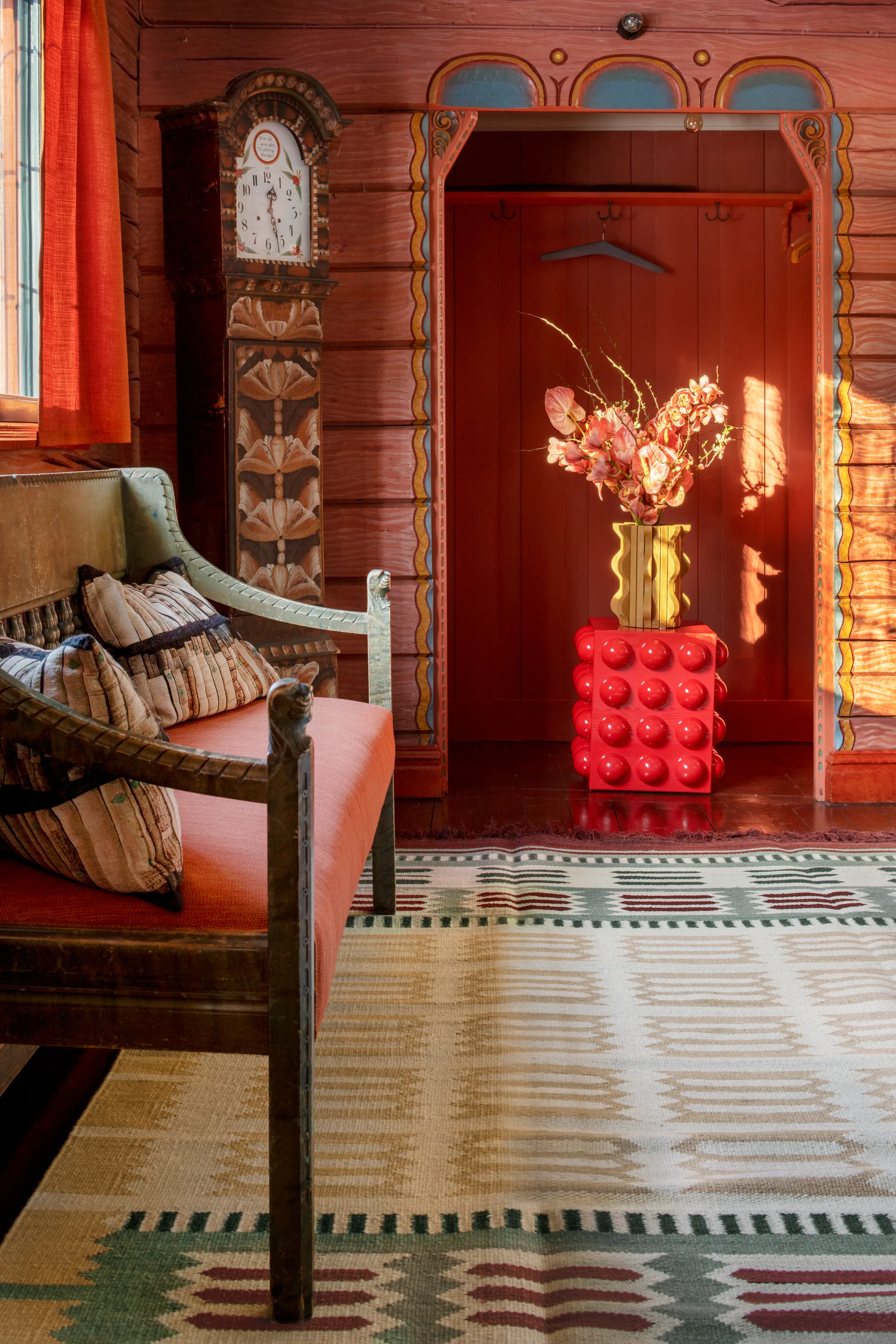 Dywan wełniany Röllakan Hilma, Primrose, 250x250 cm Layered