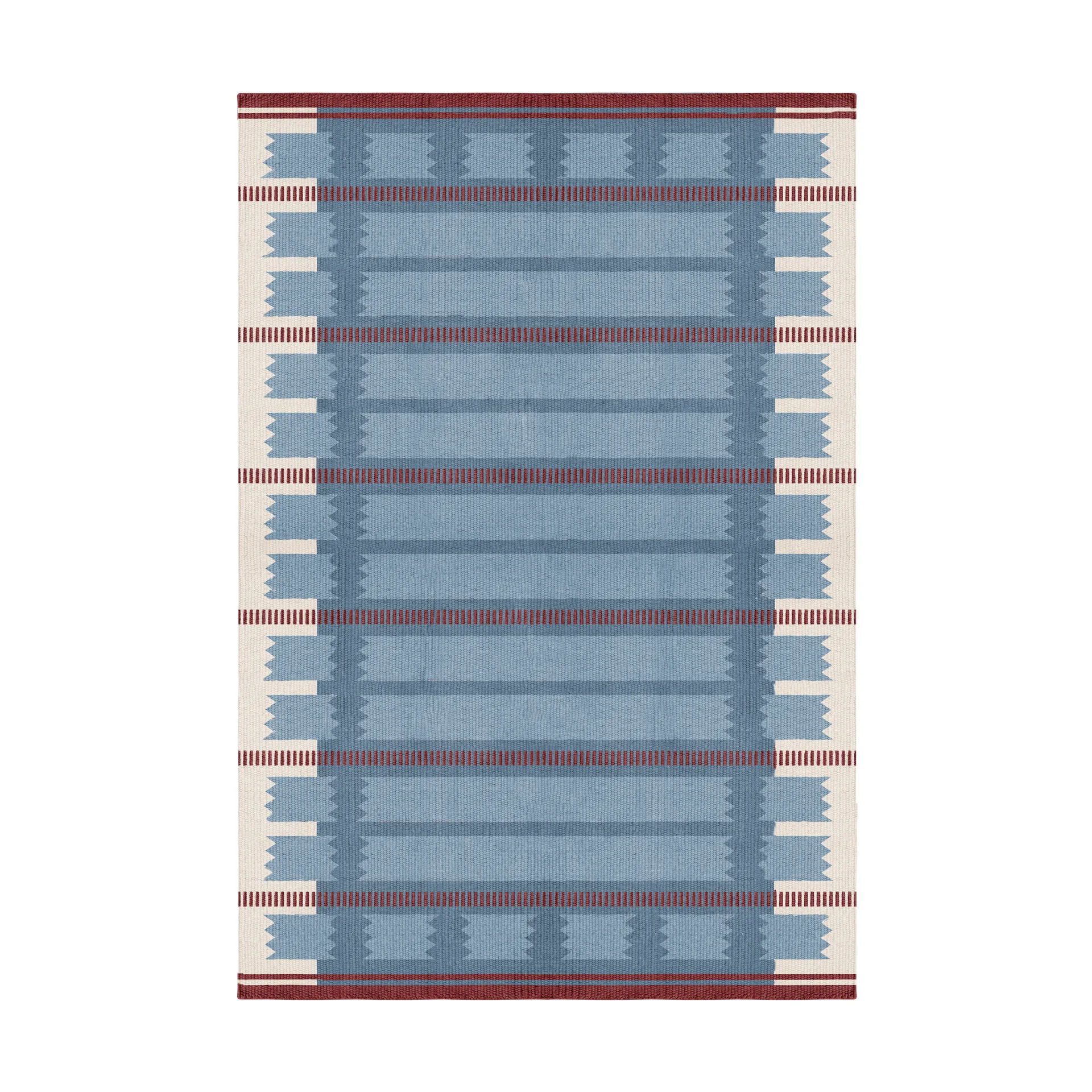 Dywan wełniany Röllakan Iris, Petrol, 200x300 cm Layered