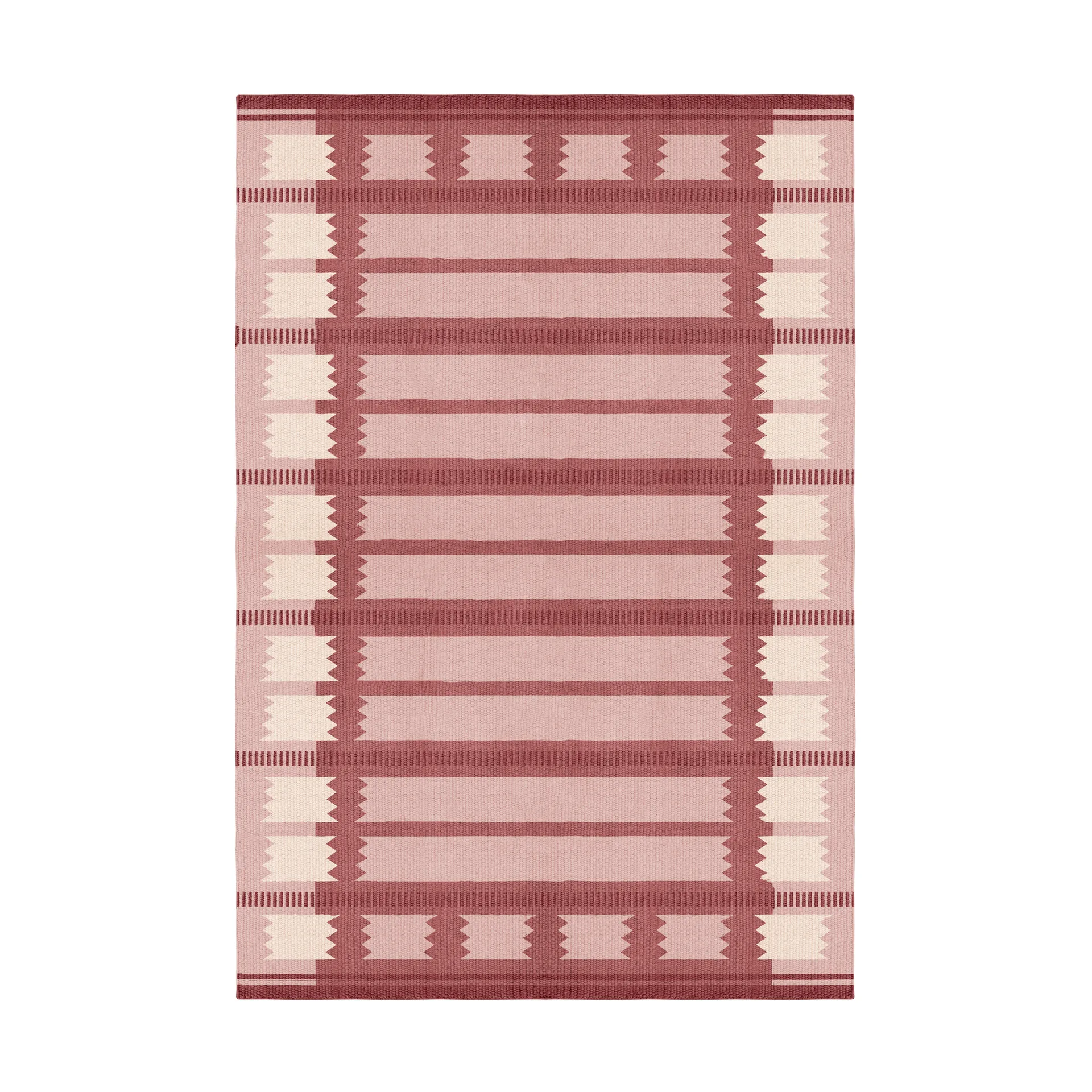 Dywan wełniany Röllakan Iris, Rasberry, 180x270 cm Layered